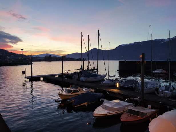 Tramonto a Luino